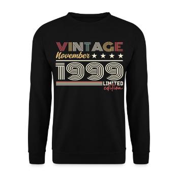 November 1999 - Unisex Sweatshirt - black - Front - Alina (178cm) & Michal (187cm)