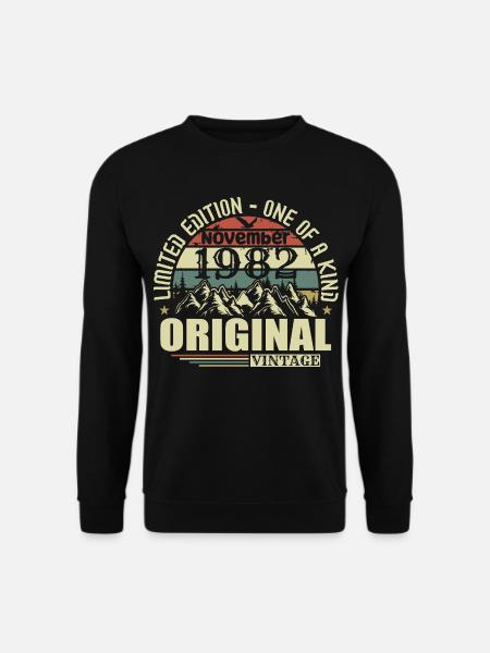 Birthday november 1982 - Unisex Sweatshirt - black
