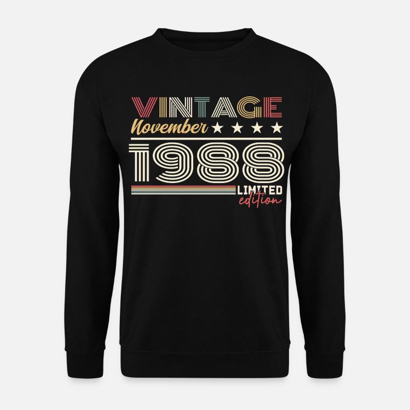 November 1988 - Unisex Pullover - Schwarz