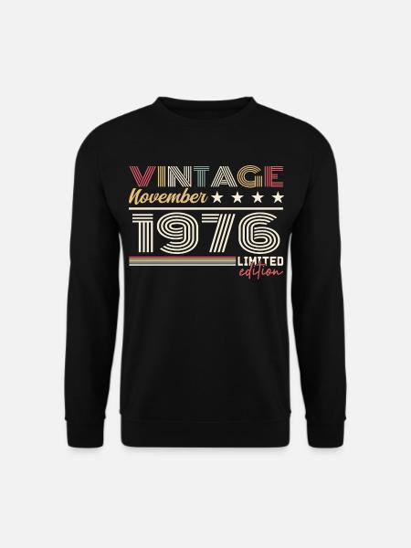 November 1976 - Unisex Pullover - Schwarz