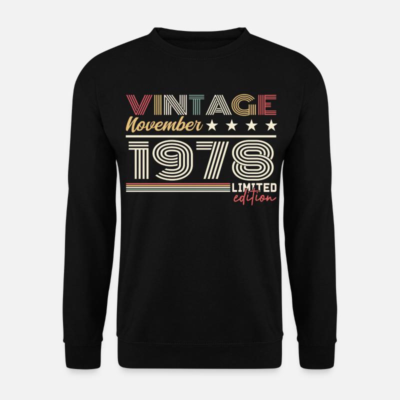 November 1978 - Unisex Pullover - Schwarz