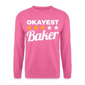 Okayest Baker - Unisex Pullover - Pink - Vorne
