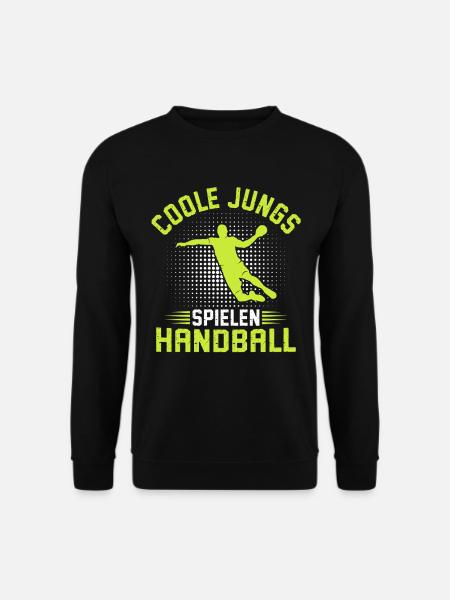 Cool boys playing handball handball players - Unisex Sweatshirt - black