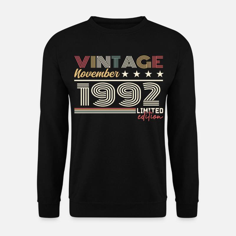 November 1992 - Unisex Pullover - Schwarz