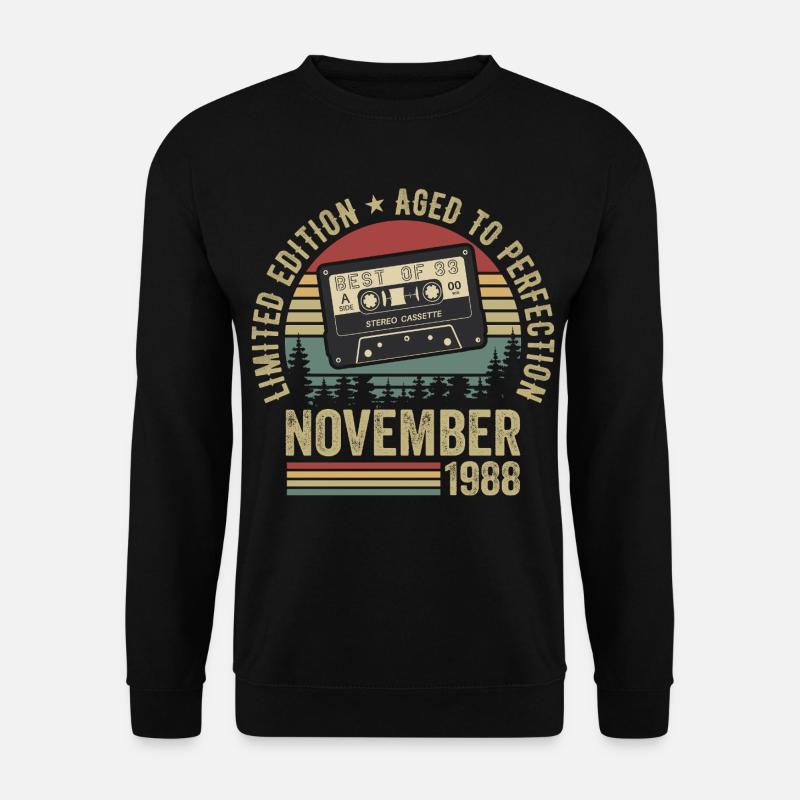 November 1988 - Unisex Pullover - Schwarz