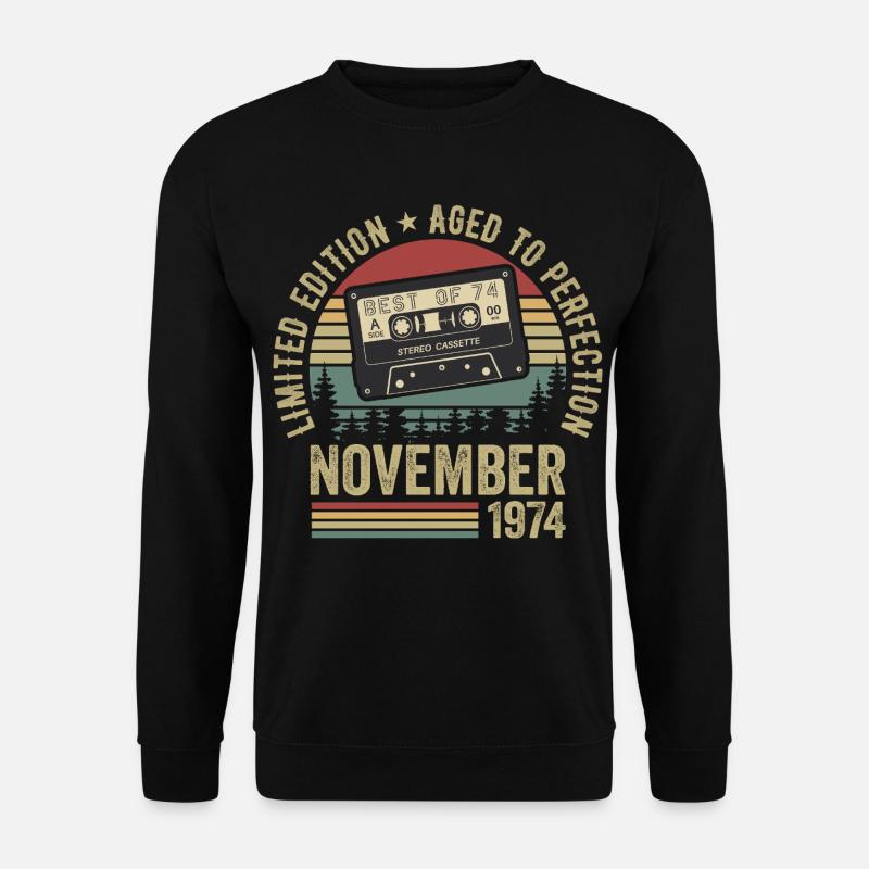 November 1974 - Unisex Pullover - Schwarz
