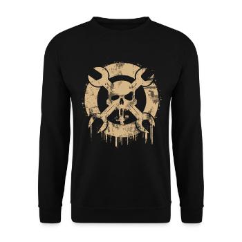 Crâne de tournevis - Sweat-shirt Unisexe - noir - Devant - Alina (178cm) & Michal (187cm)