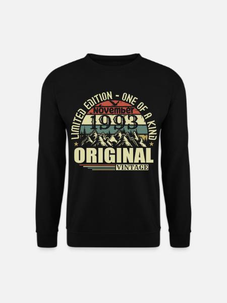 Birthday November 1993 - Unisex Sweatshirt - black