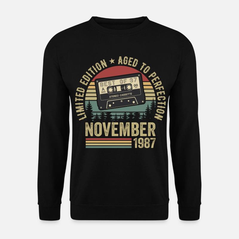 November 1987 - Unisex Pullover - Schwarz
