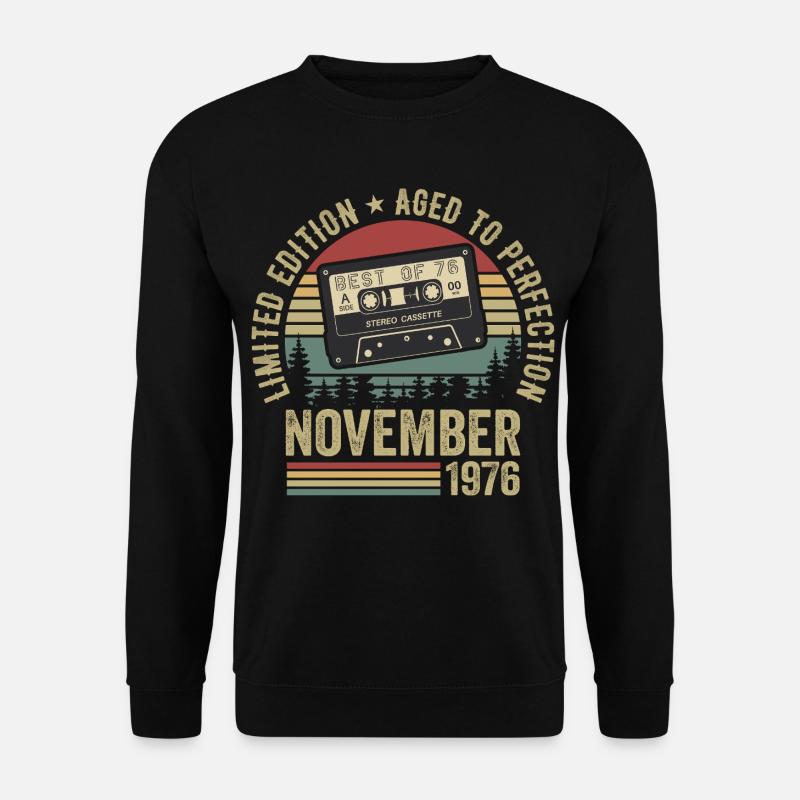 November 1976 - Unisex Pullover - Schwarz