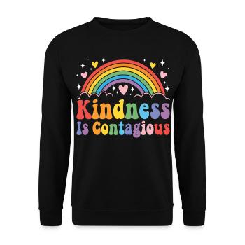 Kindness Emotional Learning Teacher SEL - Sweat-shirt Unisexe - noir - Devant - Alina (178cm) & Michal (187cm)