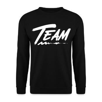 Équipe - Sweat-shirt Unisexe - noir - Devant - Alina (178cm) & Michal (187cm)