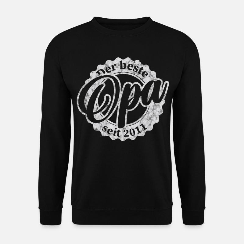 Der Beste Opa seit 2011 - Unisex Pullover - Schwarz