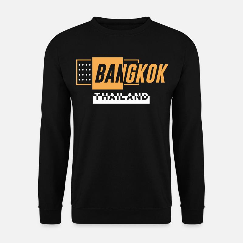 Bangkok Thailand Reise-Urlaubsshirt - Unisex Pullover - Schwarz
