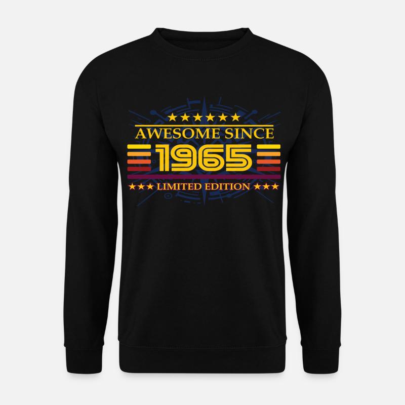 Awesome since 1965 Limited Edition - Unisex Pullover - Schwarz