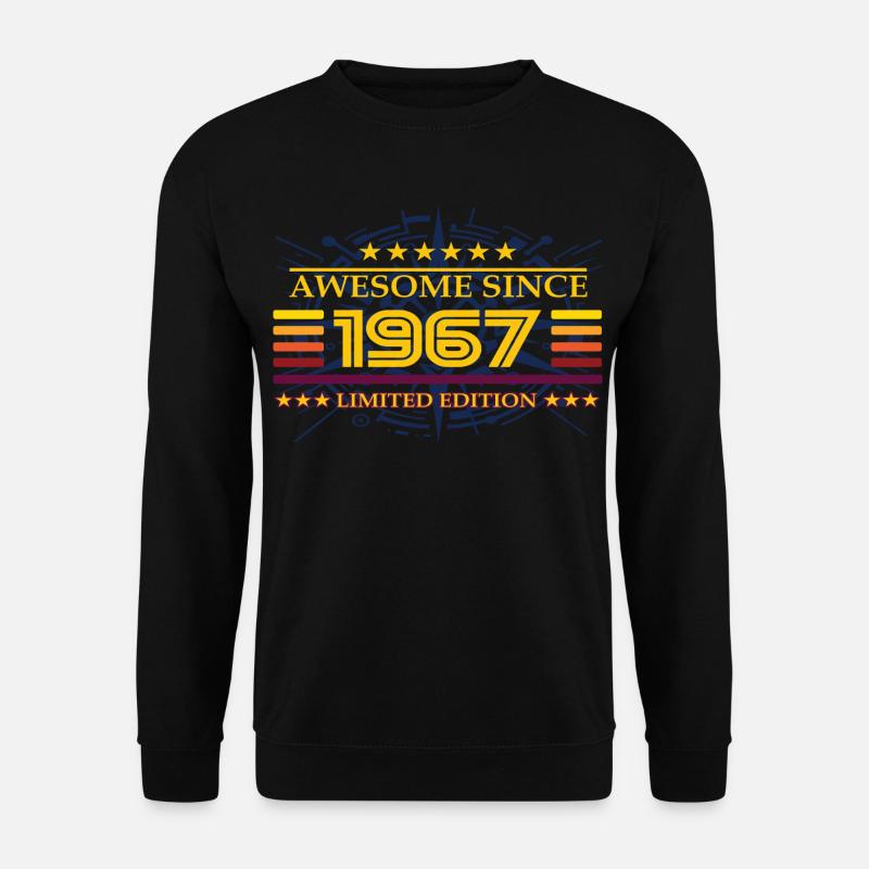 Awesome since 1967 Limited Edition - Unisex Sweatshirt - black