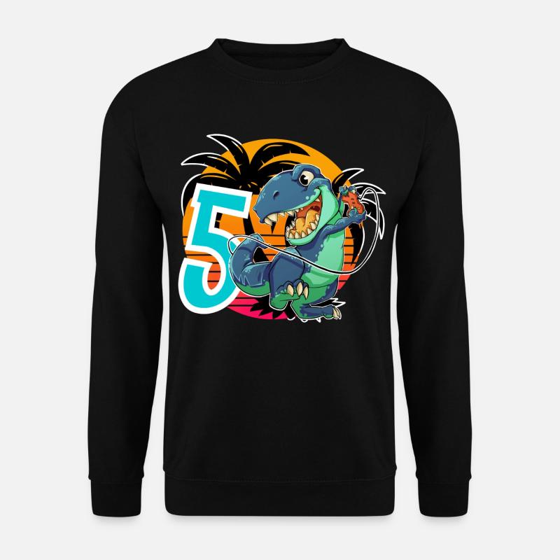 5 T Rex - Unisex Sweatshirt - black