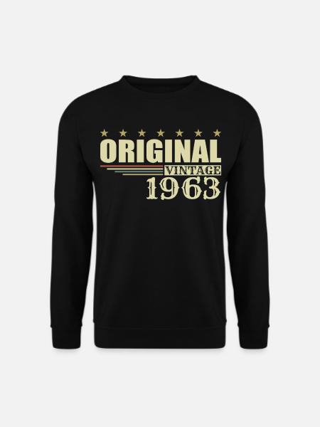 1963 Birthday 1963 - Unisex Sweatshirt - black