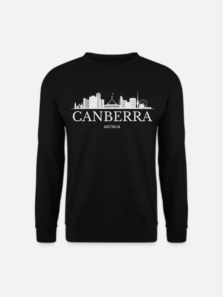 Canberra Skyline, Canberra Australia - Unisex Sweatshirt - black