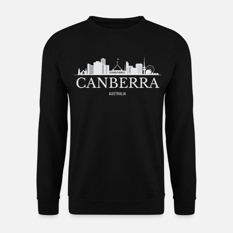 Canberra Skyline, Canberra Australie - Sweat-shirt Unisexe - noir