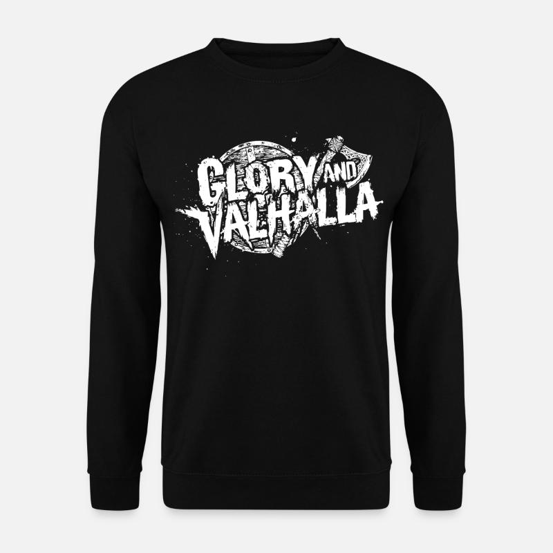 Glory and Valhalla - Unisex Pullover - Schwarz