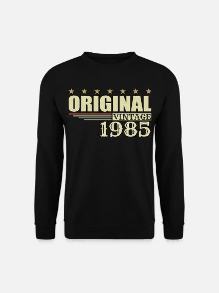 1985 Birthday 1985 - Unisex Sweatshirt - black