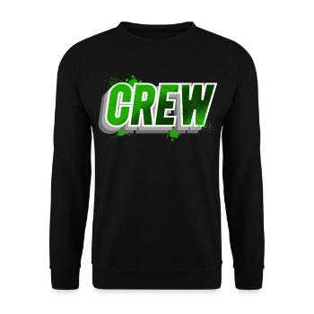 crew - Unisex Sweatshirt - black - Front - Alina (178cm) & Michal (187cm)