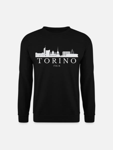 Turin Skyline, Turin Italy - Unisex Sweatshirt - black