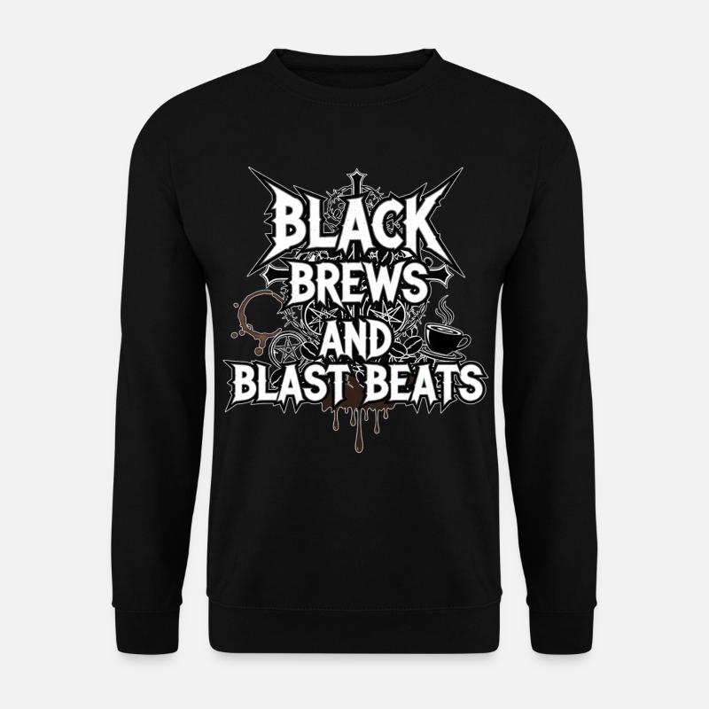 Black Brews et Blast Beats - Sweat-shirt Unisexe - noir