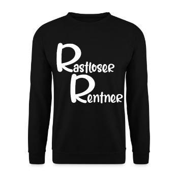 Des retraités agités - Sweat-shirt Unisexe - noir - Devant - Alina (178cm) & Michal (187cm)