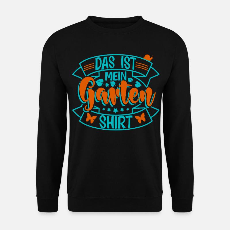 Garten  - Unisex Pullover - Schwarz