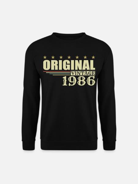 1986 birthday - 1986 - Unisex Sweatshirt - black