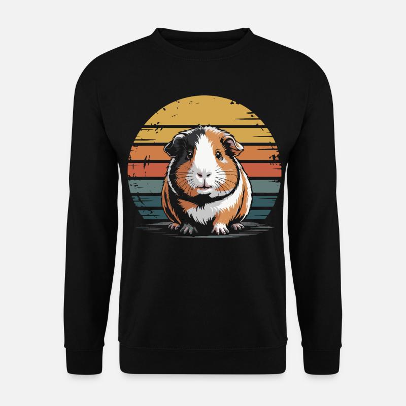 Meerschweinchen, süß - Unisex Pullover - Schwarz