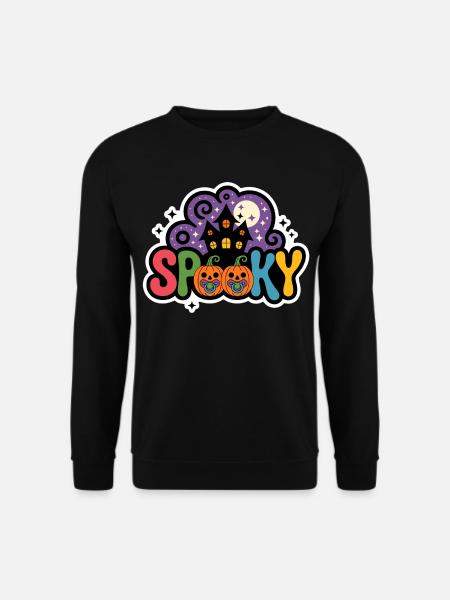Haunted House Halloween - Unisex Sweatshirt - black