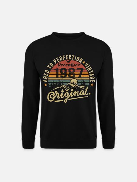 Legenden wurden im Dezember 1987 - Unisex Pullover - Schwarz