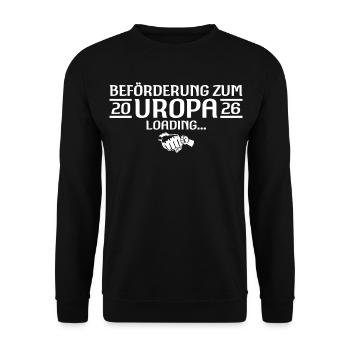 Arrière-grand-père 2026 chargement annonce de grossesse - Sweat-shirt Unisexe - noir - Devant - Alina (178cm) & Michal (187cm)
