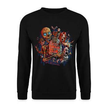 Édition spéciale Little Horror Club - Sweat-shirt Unisexe - noir - Devant - Alina (178cm) & Michal (187cm)