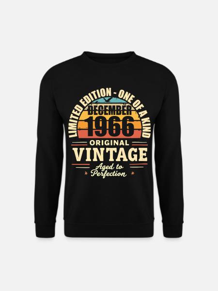 Birthday Party December 1966 - December 1966 - Unisex Sweatshirt - black