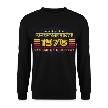 Génial depuis 1976 Édition limitée - Sweat-shirt Unisexe - noir - Devant - Alina (178cm) & Michal (187cm)