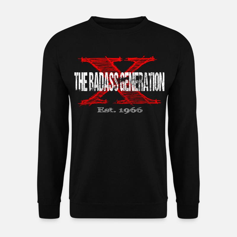 Generation X 1966  Retro - Unisex Pullover - Schwarz