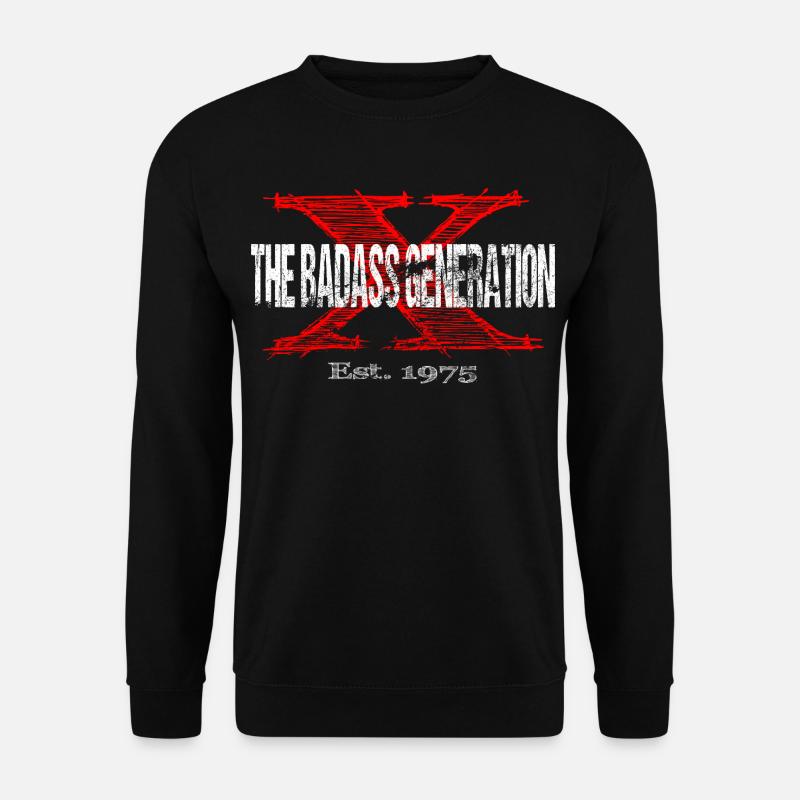 Génération X 1975 Rétro - Sweat-shirt Unisexe - noir