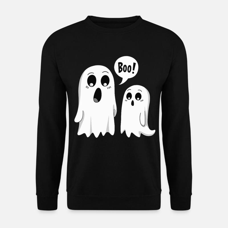 Halloween Cute Boo Ghosts - Unisex Sweatshirt - black