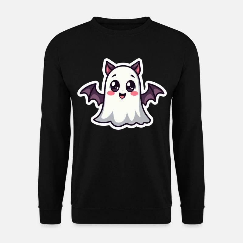 Halloween Bat Ghost - Unisex Sweatshirt - black