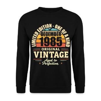 Birthday Party December 1985 - December 1985 - Unisex Sweatshirt - black - Front - Alina (178cm) & Michal (187cm)