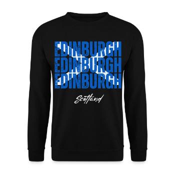 Édimbourg, Écosse, fierté écossaise - Sweat-shirt Unisexe - noir - Devant - Alina (178cm) & Michal (187cm)
