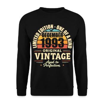 Birthday Party December 1993 - December 1993 - Unisex Sweatshirt - black - Front - Alina (178cm) & Michal (187cm)