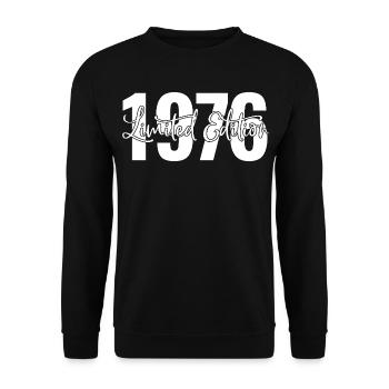 Edition limitée 1976 - Sweat-shirt Unisexe - noir - Devant - Alina (178cm) & Michal (187cm)