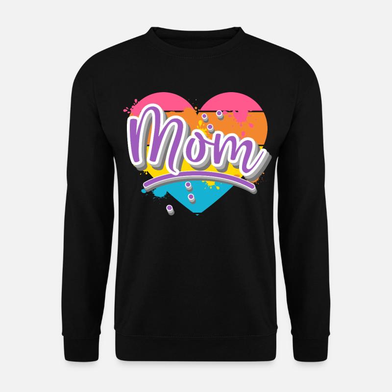 Mama Herz - Unisex Pullover - Schwarz
