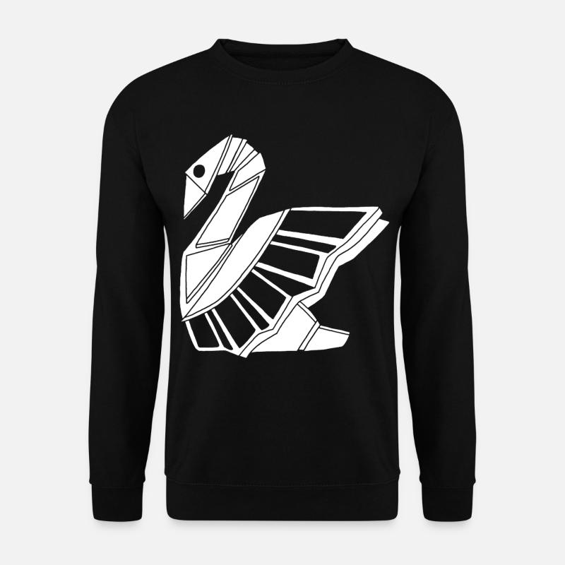 Höckerschwan - Unisex Pullover - Schwarz