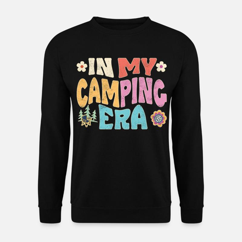 In my camping era - Unisex Sweatshirt - black